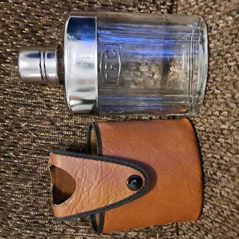 TRC Flask With Brown Leather Cover